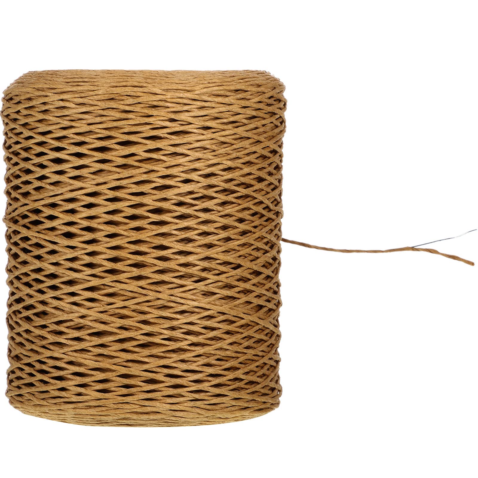 Syhood Floral Wire Vine Wire Bind Wire Rustic Wire Wrapping Wire for Flower Bouquets, Twine Made of Paper(Light Coffee)