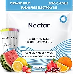 Nectar Hydration Packets - Electrolytes Powder Packets - Sugar Free & 0 Calorie - Organic Fruit Liquid Daily IV Electrolytes 