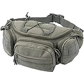 XMILPAX Tactical Waist Bag Utility Fanny Pack Small Hip Belt Bag Crossbody Sling Pack for Outdoor Every Day Carry, Hiking, Camping, Travel