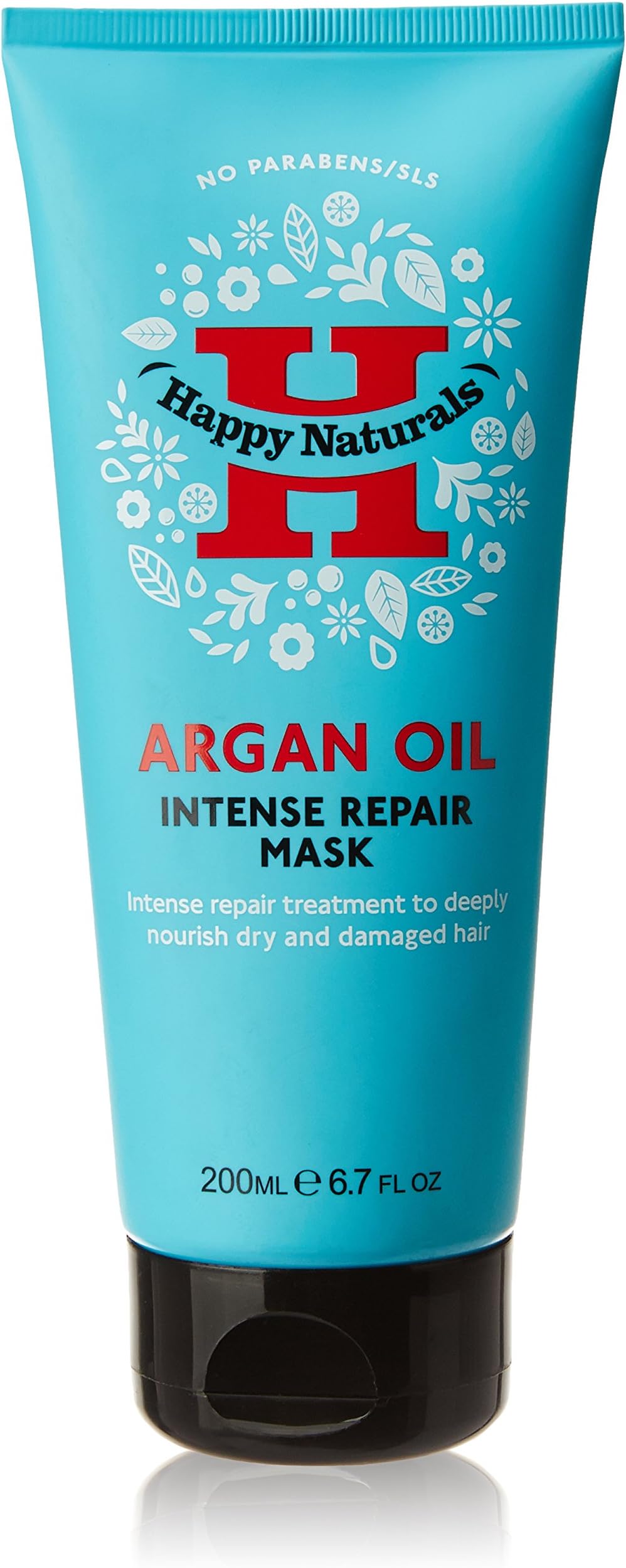 Happy Naturals ARGAN OIL INTENSE REPAIR HAIR MASK No Parabens, SLS