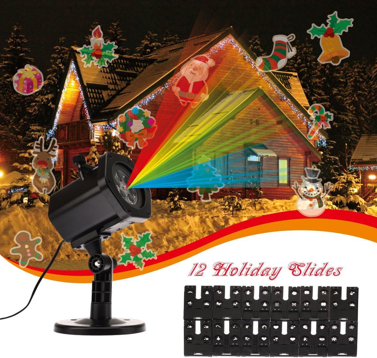 IMIGY - Proyectores de iluminación decorativos, impermeables, para