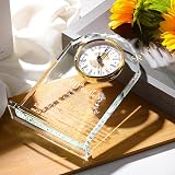 Ornalrist Happy 90th Birthday Glass Keepsake Clock Gift view 4