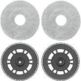 Mop Pads and Holders for Dreame L20 L40 X30 X40 Ultra/ L10S Pro Ultra | Replacement Mop Plate Compatible with Dreame L10S Pro Ultra, L10S Ultra Gen 2, L20 L40 X30 X40 Ultra/ Master, Mova E30 Ultra