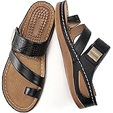 FUDYNMALC Womens Sandals Wedge Shoes: Comfortable Orthopedic Sandals for Women Casual Summer Dressy Flip Flops Beach Walking Sandals