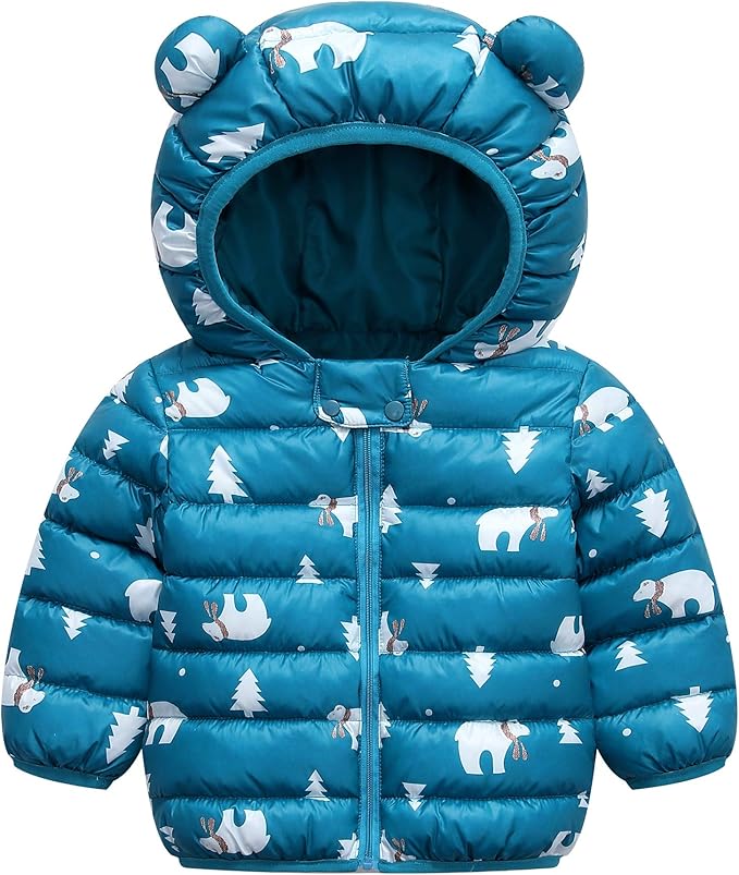 VJJ AIDEAR Winter Coats for Baby Boys Girls Warm Cute Hoods Light