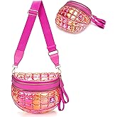 Puffer Crossbody Bum Bags for Women Puffy Checkered Purse Quilted Fanny Pack