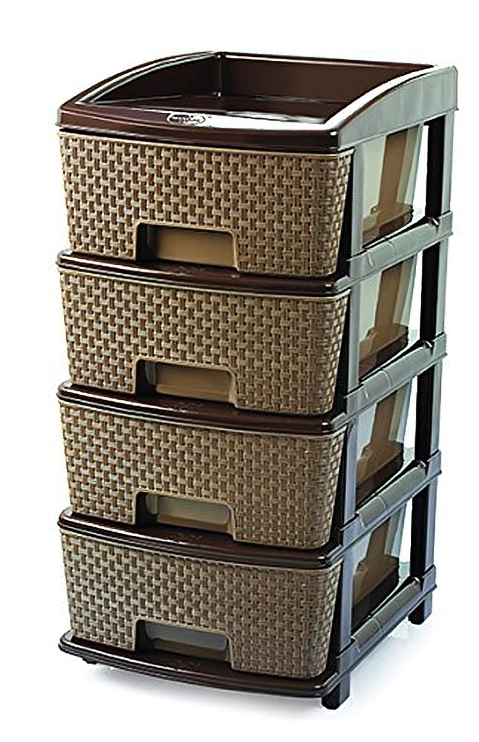 Kr Store Plastic 3 Layers Mini Desktop Drawer Storage Box 3