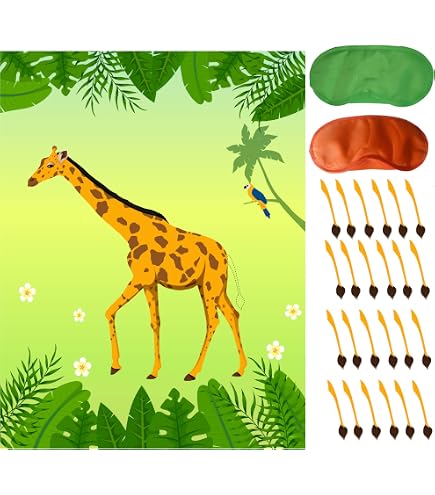 Geburtstags-Banner In Giraffenform – Lustige Kinderparty-Deko Für 1. Bis 12. Geburtstag, Gelb