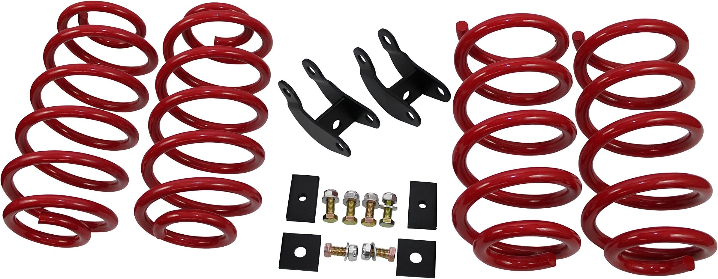 Touring Tech 15+ Tahoe Yukon Escalade 2-3" Front Rear Lowering Drop Coil Springs w/Extenders
