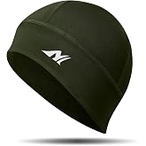 Nukuvara Thermal Skull Cap Helmet Liner Windproof Winter Beanie for Cycling | Soft, Warm, Moisture-Wicking, Breathable, Stretchy Fabric, for Men Women Running, skiing & Outdoor Activities