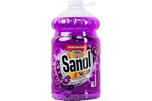 Sanol Desinfetante Líquido Para Uso Geral Lavanda 5 Litros Roxo | Elimina 99,9% de germes, bactérias e fungos e combate maus odores, com maior economia por aplicação