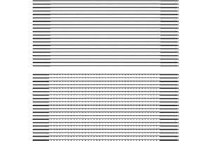 40Pcs Scroll Saw Blades 5-Inch Plain End Replacement Kit 10TPI 28TPI Pinless High Carbon Steel Scroll Saw Blade Set for Most 