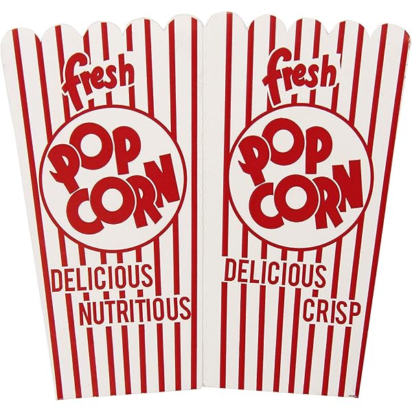popcorn ファイル 32oz 46oz 64oz Big Size Paper Popcorn Box Bucket Container