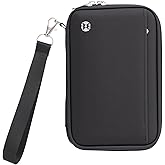 WALNEW Family Passport Holder for 5 - Large Travel Organizer Holds up to 6 Passports, RFID Blocking Water Resistant Document 