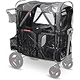 Radio Flyer Voya Stroller Wagon Accessory, Rain Cover with Bag, Stroller Rain Cover for 2 Seater High Sides Wagon