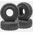 thumbnail image 2 of 4Pack RC 2.2 Inch Crawler Tires With Foam Inserts | Mud Terrain Tires For Axial SCX10 TRX4 Gen8 2 of 13