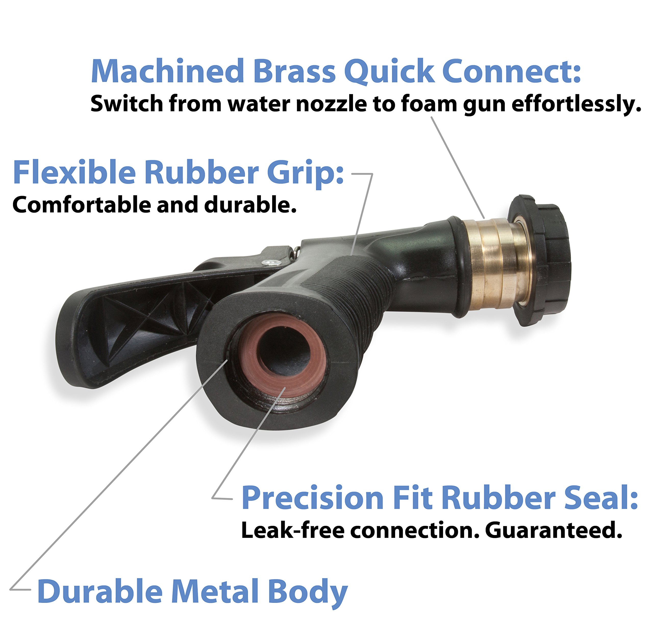 SudMagic Car Wash Foam Gun Deluxe Foamer Foam Cannon Foam Sprayer