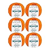 Estako Jeans, (6 Skeins Pack) 55% Cotton