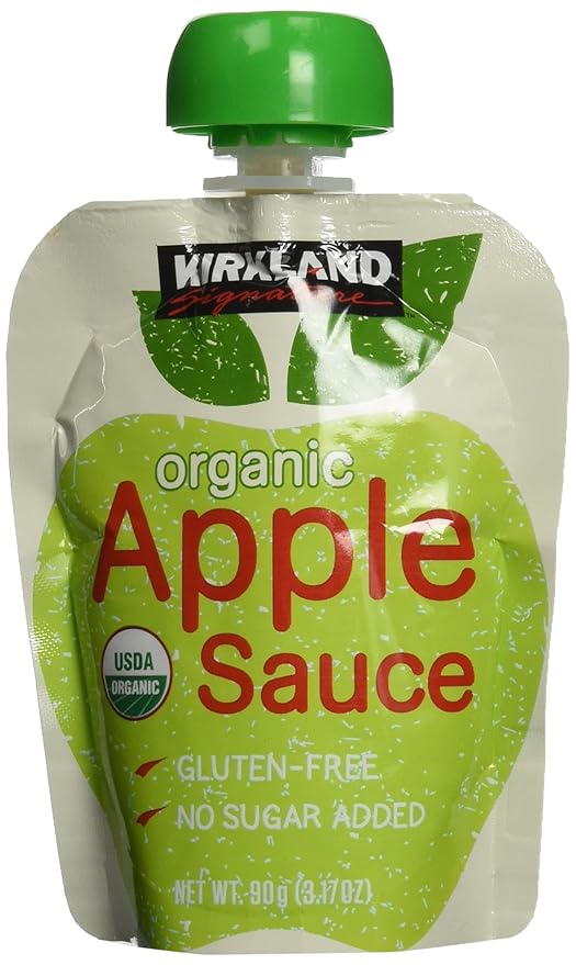 Kirkland Signature Organic Apple Sauce, 76.08 Ounce
