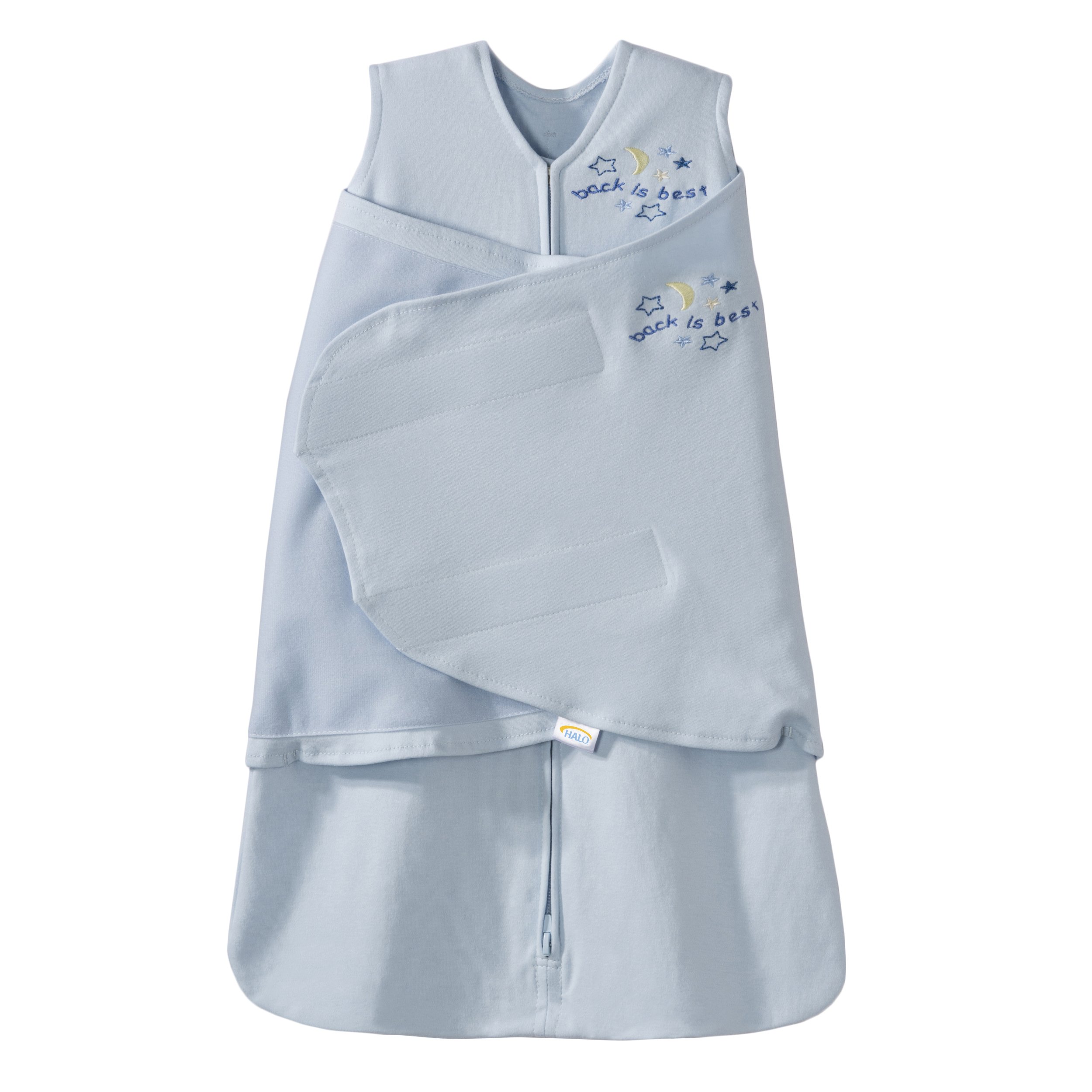 HALO SleepSack MicroFleece Wearable Blanket, Baby Blue