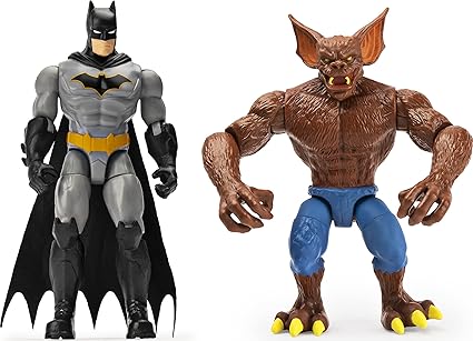Batman 4 Inch Batman And Man Bat Action Figures For Boys With 6 Mystery Accessories Figures Amazon Canada