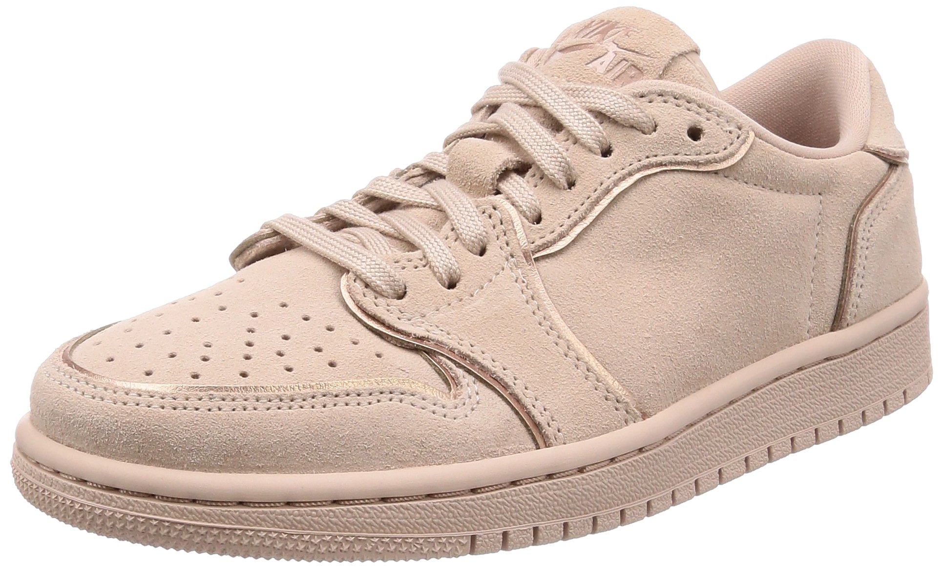 particle beige and metallic red bronze