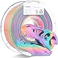 FXAAGFH Rainbow 3D PLA Printer Filament 1.75 mm, Matte 3 D PLA Printing Print Filament +/-0.03mm, 1kg/2.2lbs