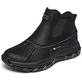 Skechers mens John Deere Men's Slip-ins Midcut Waterproof Chelsea Duckboot With Goodyear Rubber
