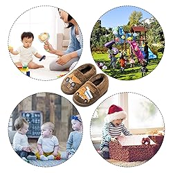 Plush Warm Slippers for Girls Boys Kids Toddlers