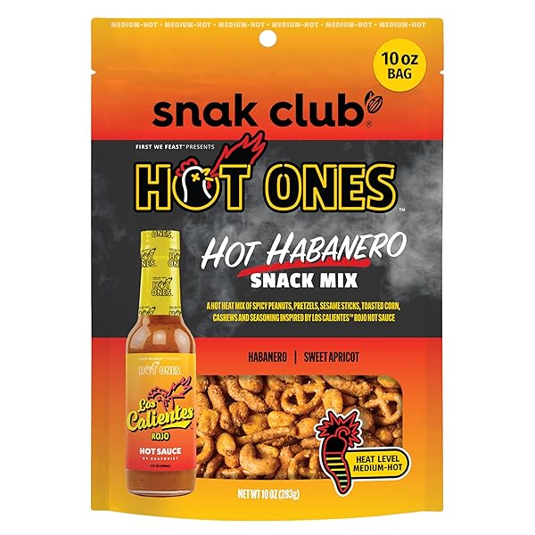 SNAK CLUB X HOT ONES HOT HABANERO SNACK...