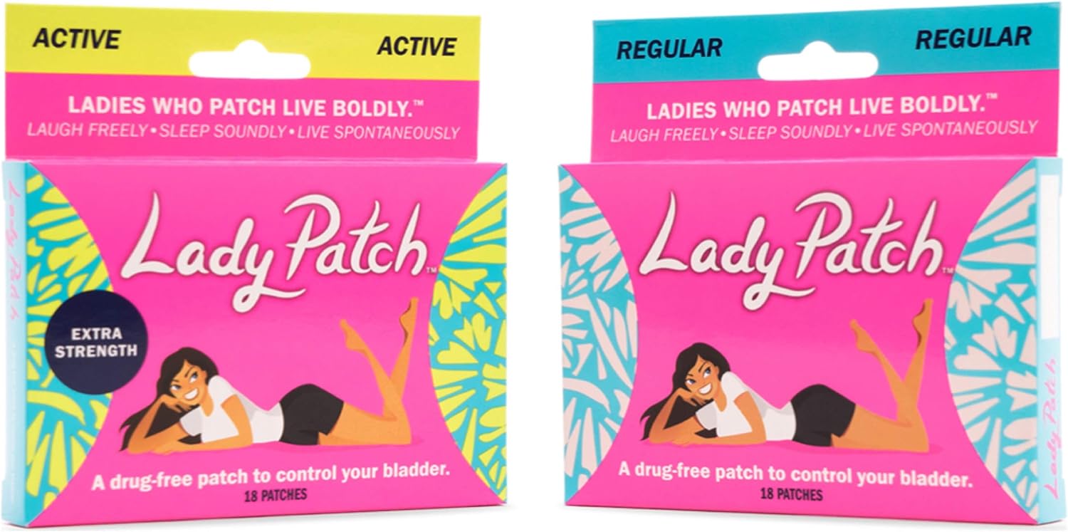 Lady Patch Bladder Control Patches (Drug Free) for Female Urinary Incontinence: Health & Personal Care