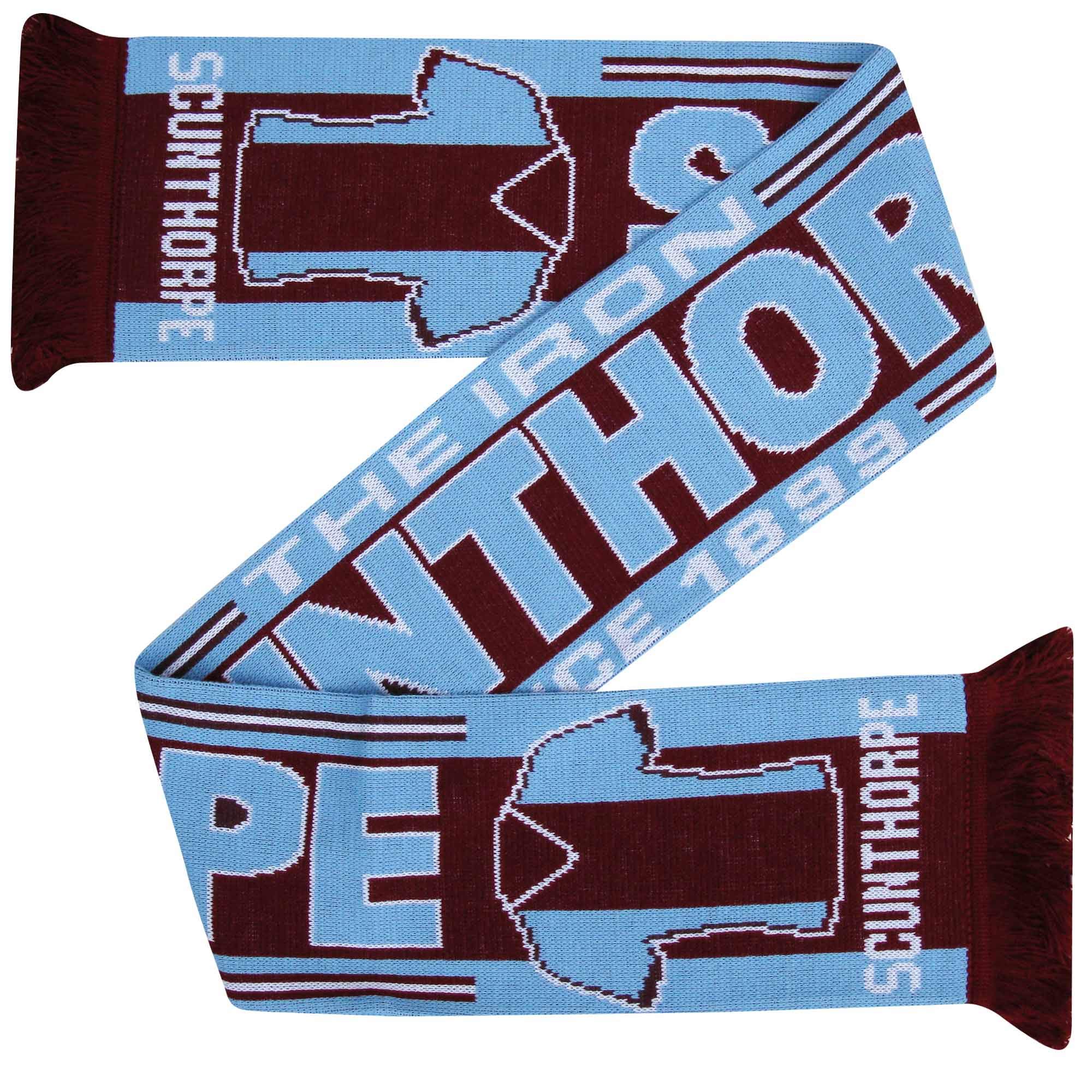Scunthorpe United IRONS Football Fans Scarf (100% Acrylic)