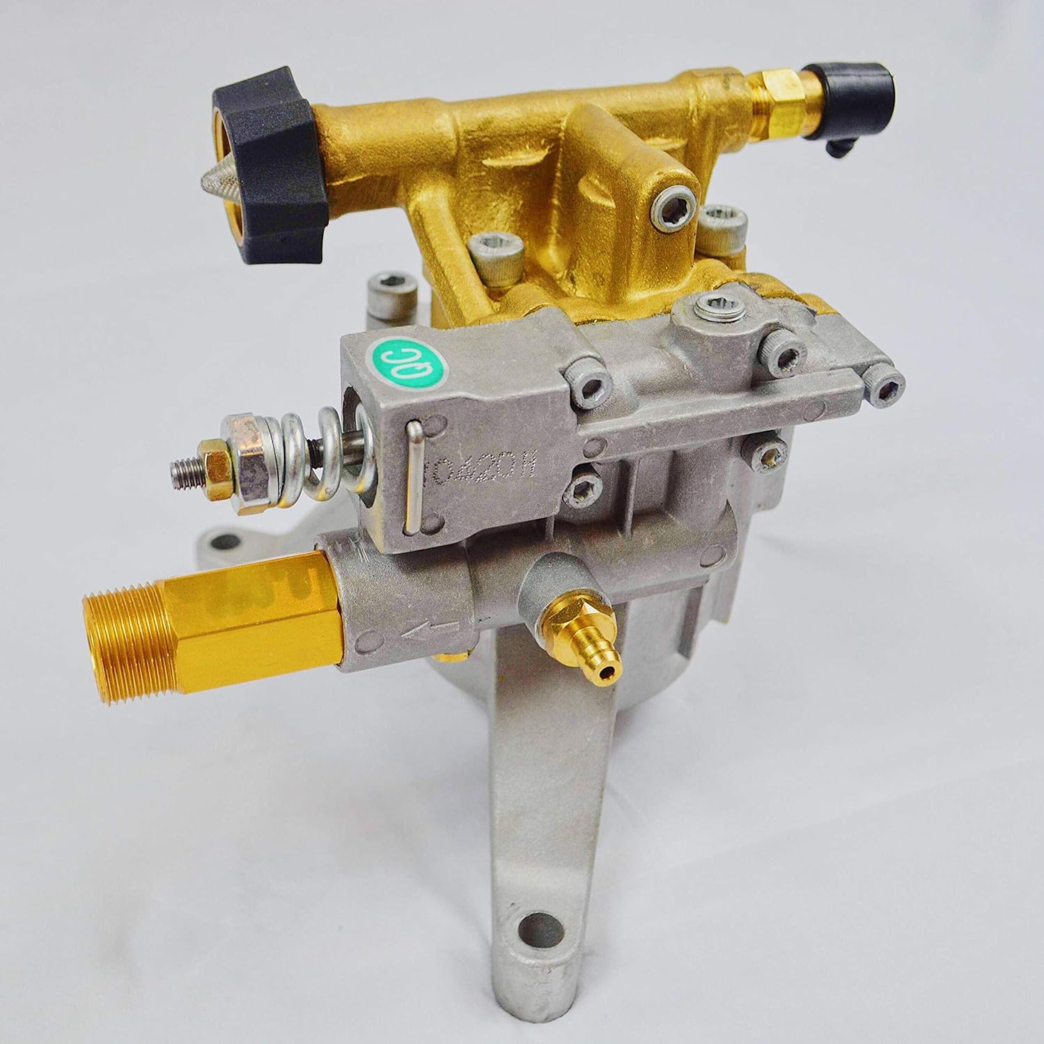 PEGGAS New - Premium - Cold Water - Gasoline - Pressure Washer - Power Washer - Replacement - Axial Vertical Pump 7/8" Shaft - 3000-3200 PSI 2.5 GPM Brass Head - Simpson - Briggs & Stratton - Ryobi