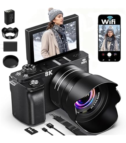 Amazon.com : 8K Digital Camera, 88MP Cameras for Photography