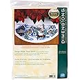Dimensions Counted Cross Stitch Tree Skirt Kit, Sleigh Ride, 11 Count White Aida, 45" D
