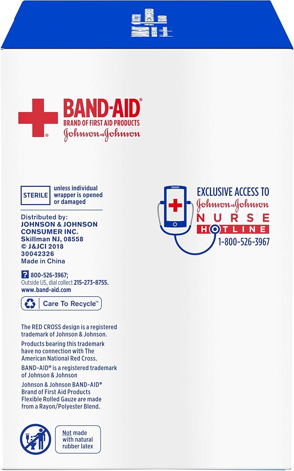 Band Aid Brand of First Aid Products Flexible Rolled Gauze Dressing for Minor Wound Care, Soft Padding and Instant Absorption, 3 Inches by 2.1 Yards, Value Pack 5 ct: Health & Personal Care