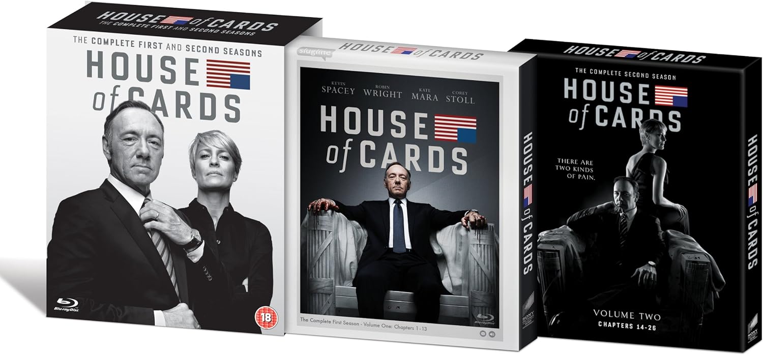 Amazon House Of Cards Season 1 2 ハウス オブ カード 野望の階段 シーズン 1 2 Blu Ray Ultra Violet Import Tvドラマ