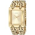 GUESS Women's Silver-Tone Multi-Chain Bracelet Watch