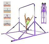 MARFULA Upgrade Foldable Gymnastic Bar with Mat for