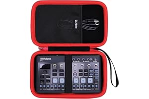 L LTGEM LTGEM Case Compatible with Roland AIRA Compact P-6 / S-1 / T-8 / E-4 / J-6 Creative Sampler Drum Sequencer, Red(Case Only)