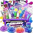 Galaxy Slime Kit for Boys Girls 8-10, BIENAN Slime Making Kit for Kids Ages 10-12, to Make DIY Glow, Metallic, Neon Colors, G