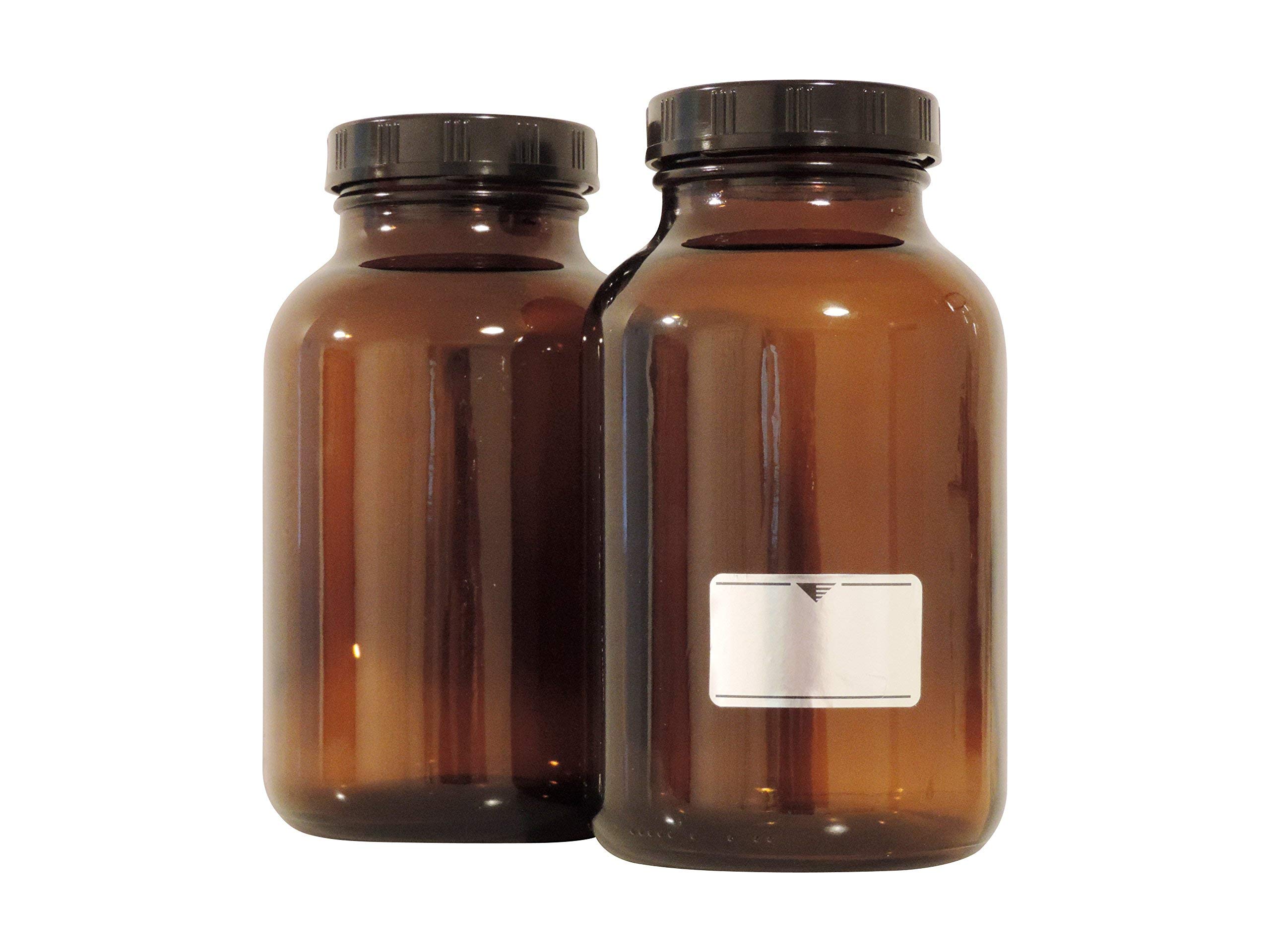 Viva Haushaltswaren 2x wide mouth bottle/apothecary jars, 1000 ml