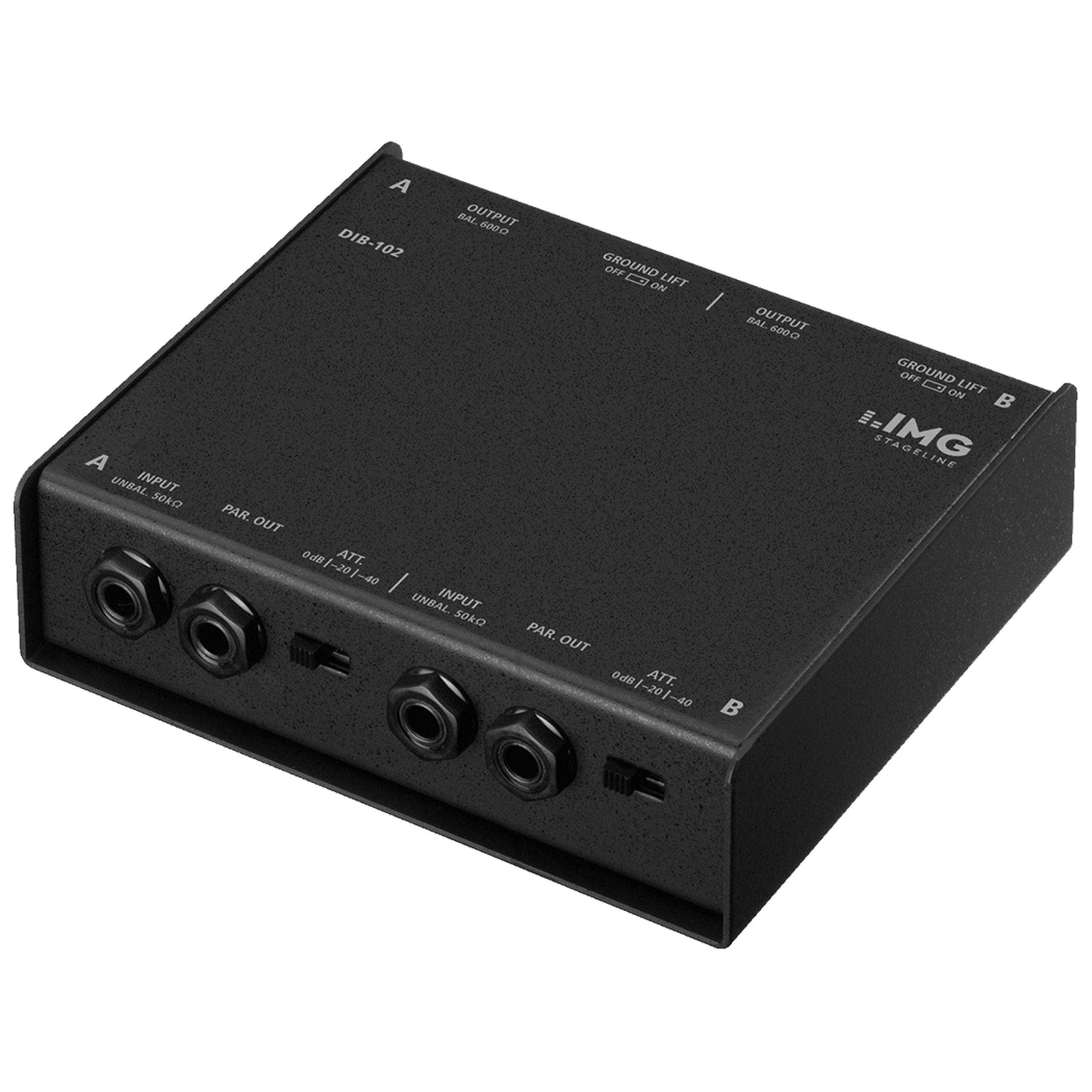 img Stage Line 2 Channel Direct Injection Box