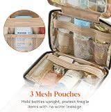 Lifewit Travel Toiletry Bag Large Hanging Cosmetic Organizer with PVC Clear view 5