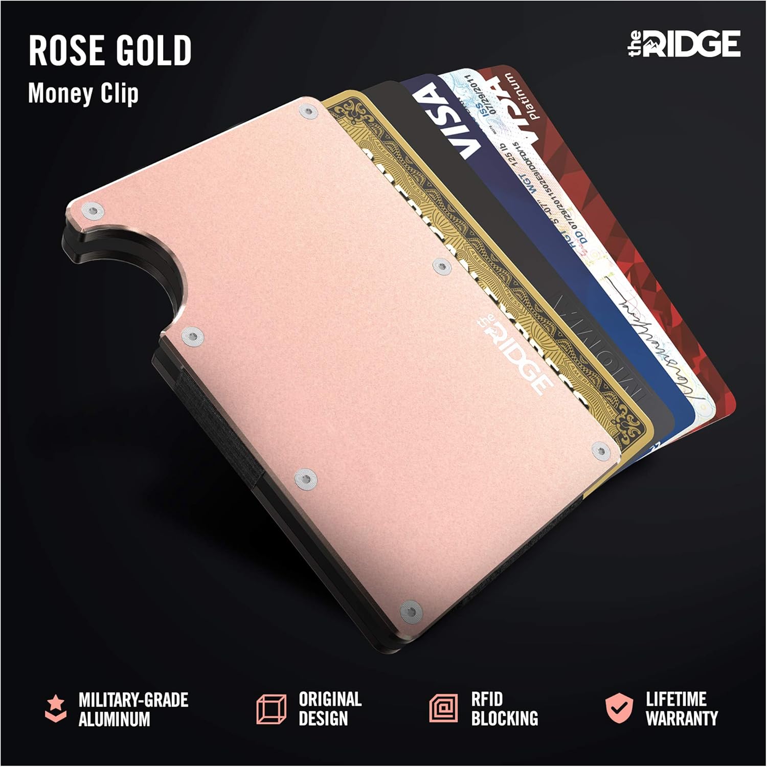 Ridge Wallet for Men, Slim Minimalist Compact Wallet and Card Holder - Image 4