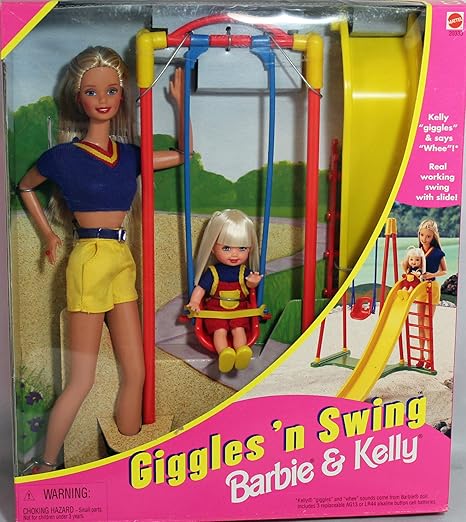 Barbie \u0026 Kelly Giggles 'n Swing Set 