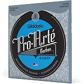 D'Addario EJ46FF ProArte Carbon Classical Guitar Strings, Dynacore Basses, Hard Tension