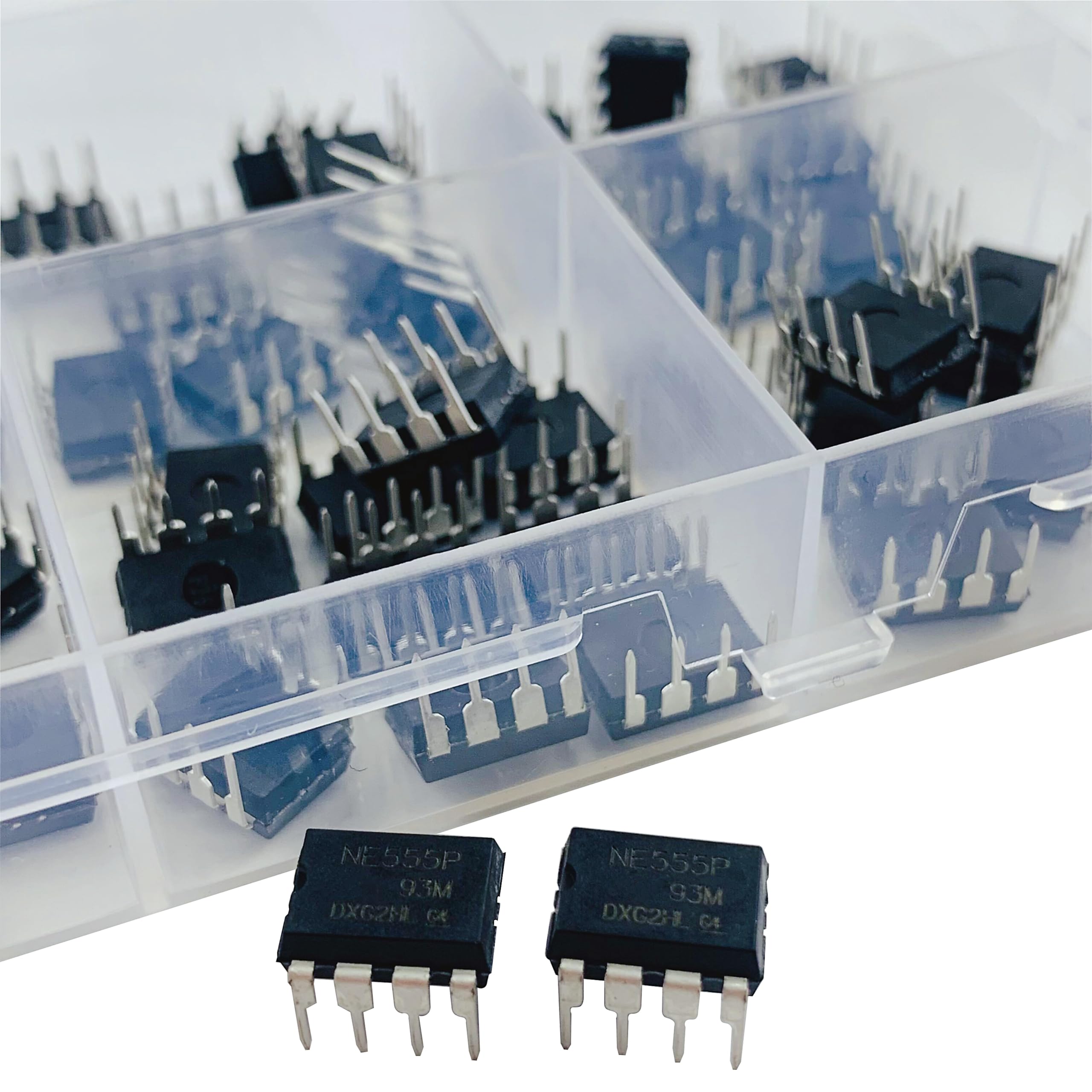 Kit 140 Pièces IC Assortiment Électronique – Opamp, Timer, Darlington, NE555, LM358, ULN2003 Etc.