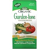 Espoma Organic Garden-Tone 3-4-4 Organic Fertilizer for Cool &amp; Warm Season Vegetables and Herbs. Grow an Abundant Harvest of Nutritious and Flavorful Vegetables &ndash; 4 lb. Bag.