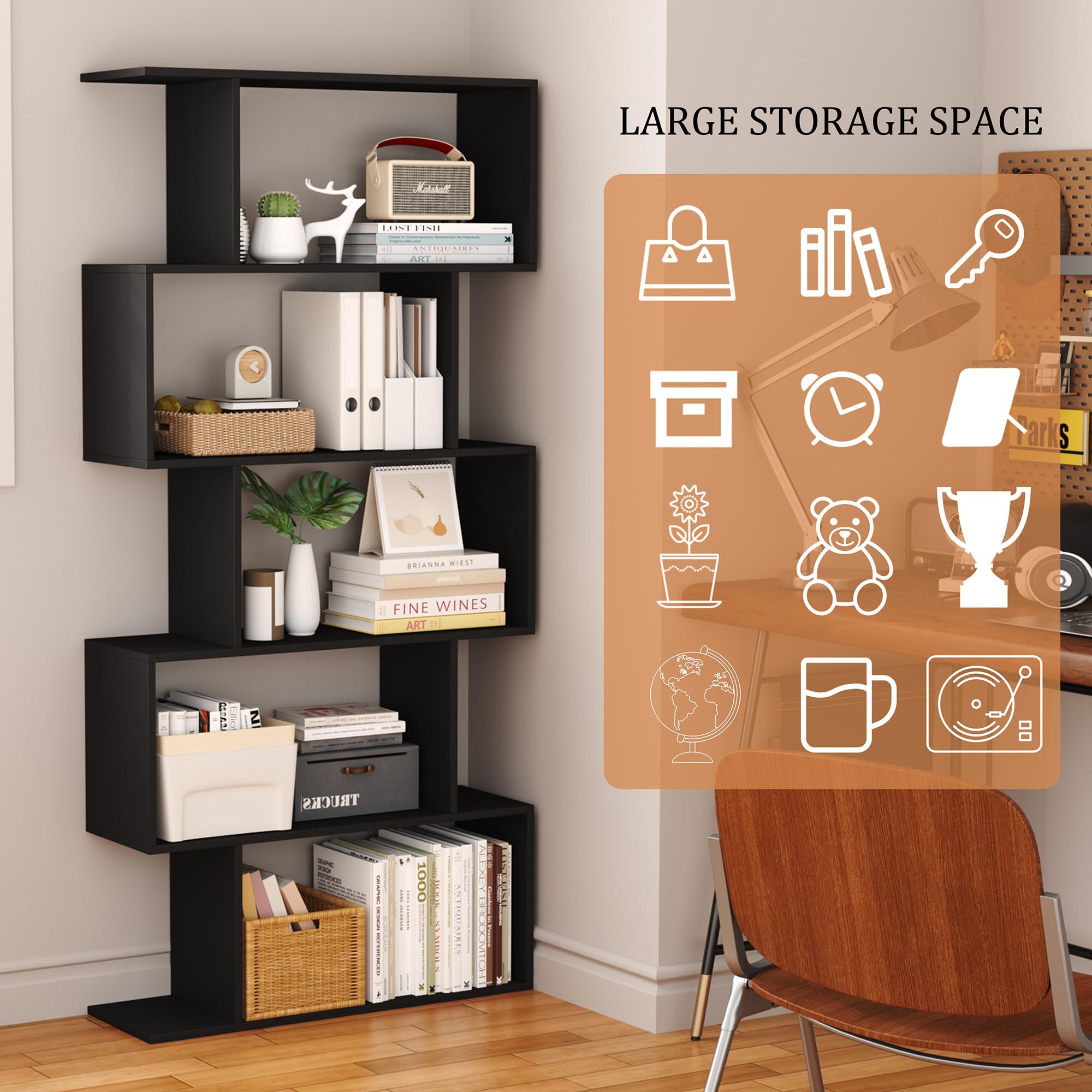 Yusong Geometric Bookcase